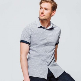 copy of Slim shirt with short sleeves